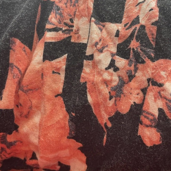 Women’s Plus Size 2X Premise Studio Black & Pink Floral Long Tunic Tank Top - Picture 6 of 16